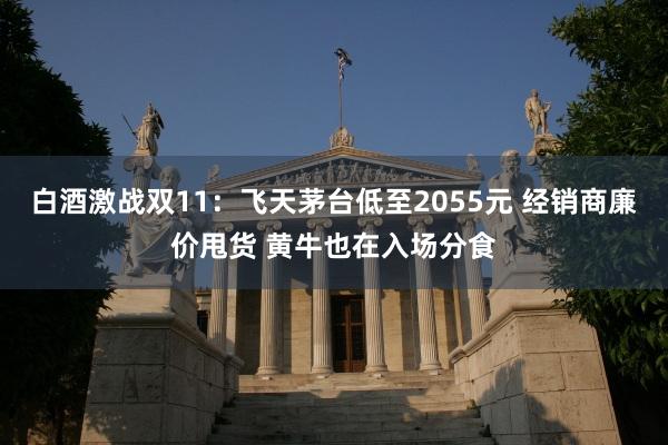 白酒激战双11：飞天茅台低至2055元 经销商廉价甩货 黄牛也在入场分食